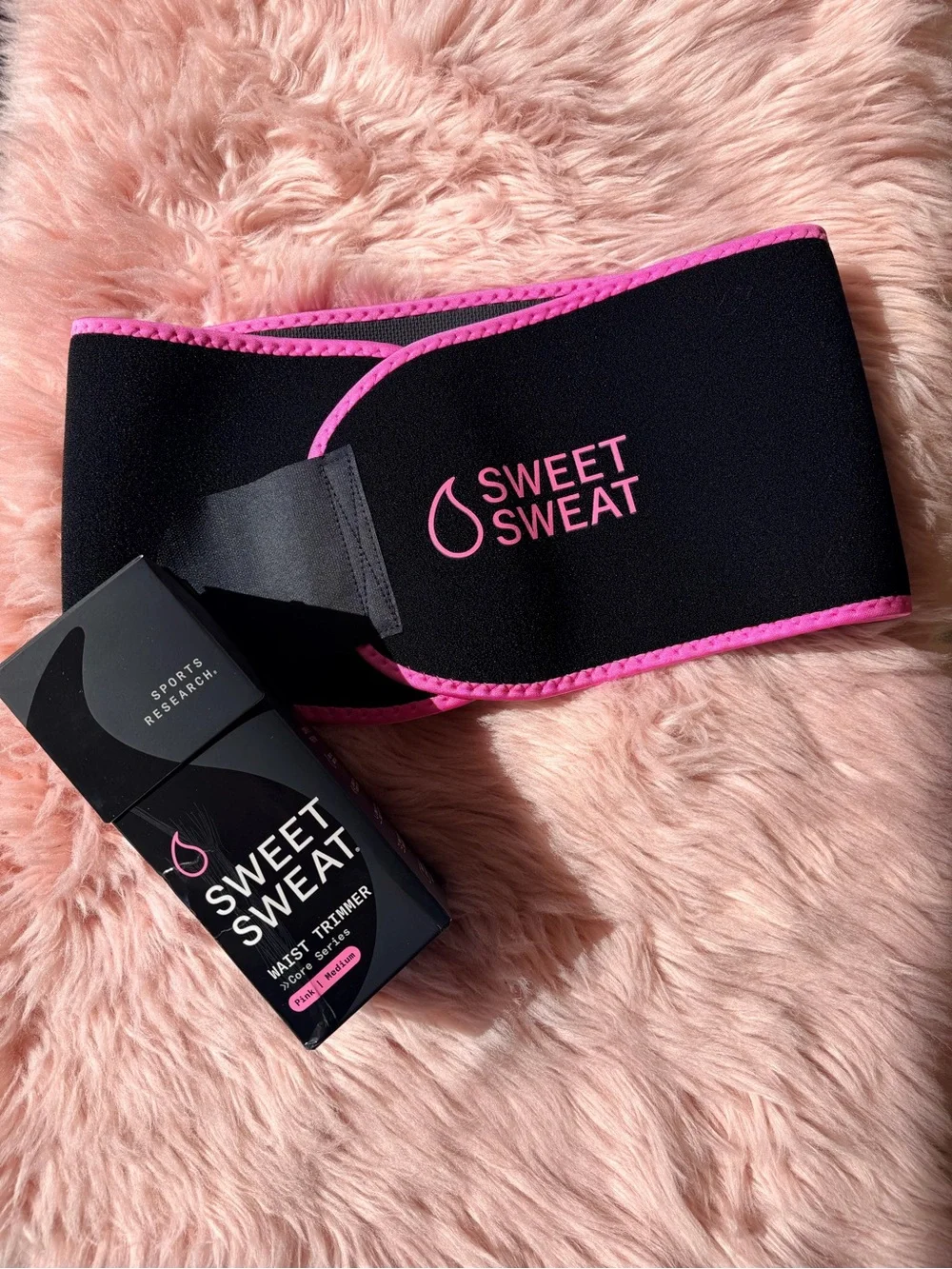 Sweet Sweat Workout Waist Trimmer Belt with Gel
